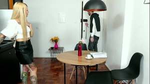 Blonde Kira Sex Gets Ass Fucked with The Help of Her Cuckold DTW8302