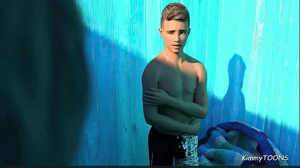 A Wife and stepmom – MILF helps her 18yo neighbour to Masterbate