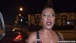 After Dark Bus Ride With Sexy Punk Chick