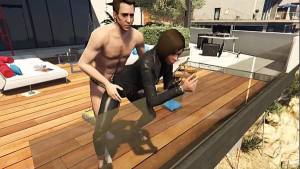 GTA 5 – Tennis Coach fucks Natalia Zverovna while waiting for Michael & Franklin (Moans Added)