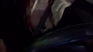 Italian Long Hair Big Tits Artemisia Love Driving Around and showing her big tits