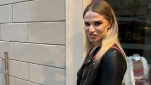 Risky Public Blowjob: Blonde Slut Swallows It All