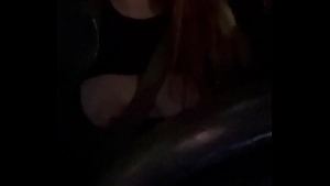 Sexy car ride with Horny Big Tits Artemisia Love Flashing her tits while Driving