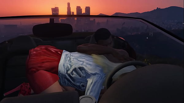GTA 5- Franklin gets a Hooker service