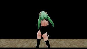 Genshin Impact Faruzan Hentai Dance and Sex MMD 3D Dark Green Hair (CLIP)