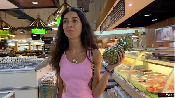 I’ll buy you anything you want if you walk around the supermarket with cum on your face – Cumwalk