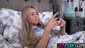 Petite MILF stepmother Ashley Tee wants to spend some time with stepson