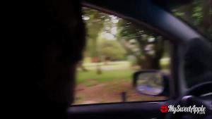 Too horny to keep driving ? New car fuck video in Buenos Aires available on all our platforms