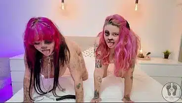 4K BBW PUPPY PLAY GRUNTING GASPING SNIFFING BARK LEASHES