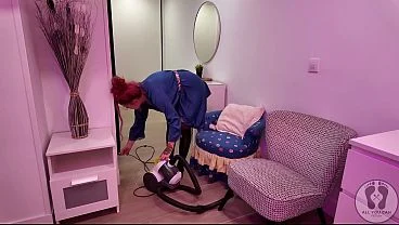 4K VACUUM CLEANER VACUUMING MY TITS ASS PUSSY TILL ORGASM