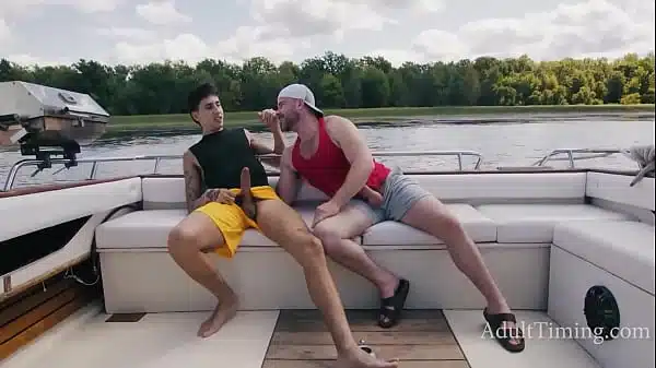 Straight Blue Balls Gone Gay On Blue Waters – Angel Elias, Marcus McNeil