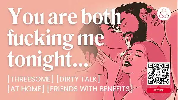 ASMR Audio Porn: Friends with Benefits Bi MFM Threesome with Anal Sex & Double Penetration – Erotic Audio