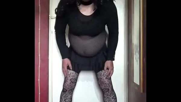 bisexual crossdresser loves playing with toys but a real cock would be better