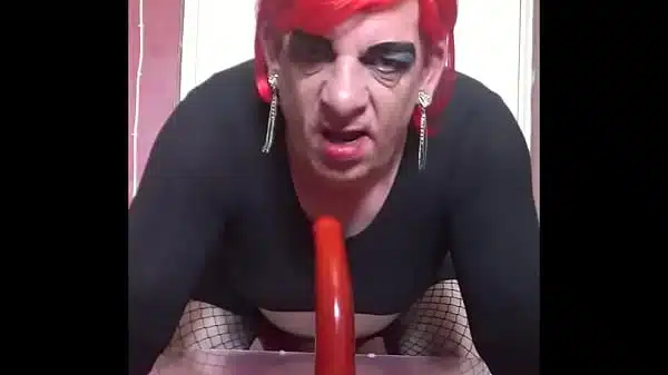 crossdressing sissy would love to do this to a real mans cock would you let him do this to you