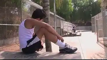 Gay black guy picks up whtie for some hardcore anal fun