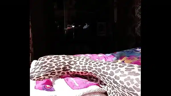 Leopard tights tease