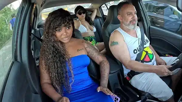 Marlana Barboza a dançarina dançou e aprontou na carona em Salvador