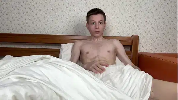 Smooth Twink Teases Enormous Monster