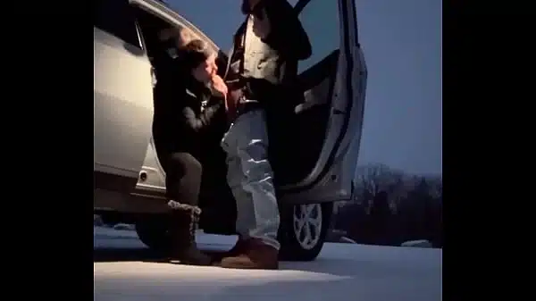 Sneaky Car Sex, BIG Cock and HUGE Orgasm