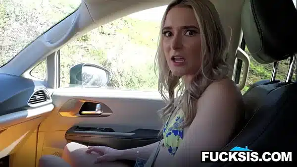 Stepsis Blows me in Car on vacation Thea Summers, Jay Romero